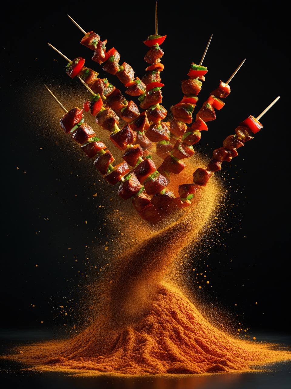 نكهة الشواء غنية بالدخان والبهارات، تجمع بين الطعم المدخن العميق ولمسة التوابل الحارة مع نكهة الأعشاب العطرية، لتمنح الطعام مذاقًا أصيلًا يذكّر بأجواء الجريل والنار المشتعلة.